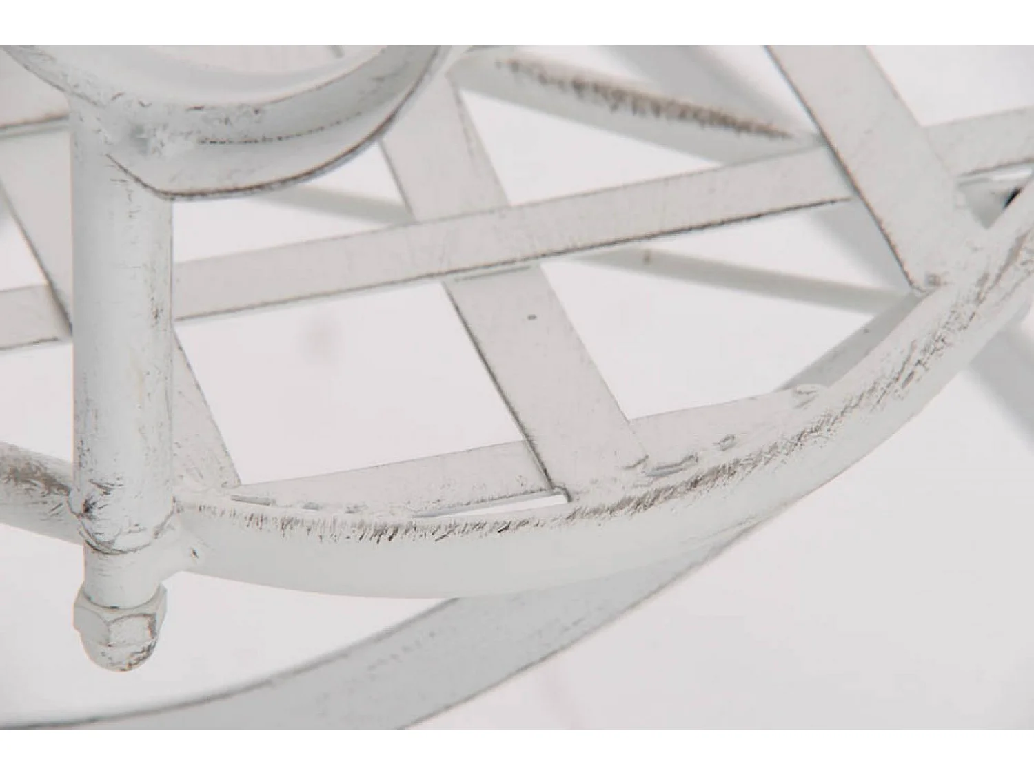 Chaises de jardin - Métal & Fer galvanisé - Blanc antique - Adara