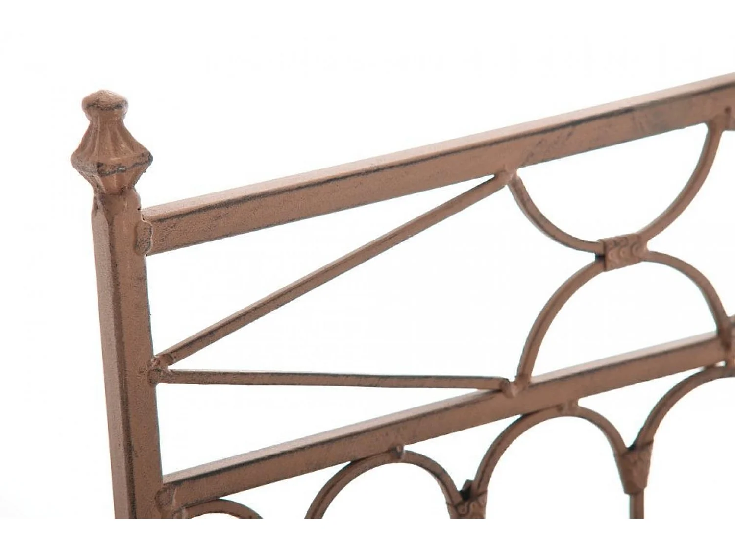 Tuinstoel - Metaal - antiek bruin - Asina