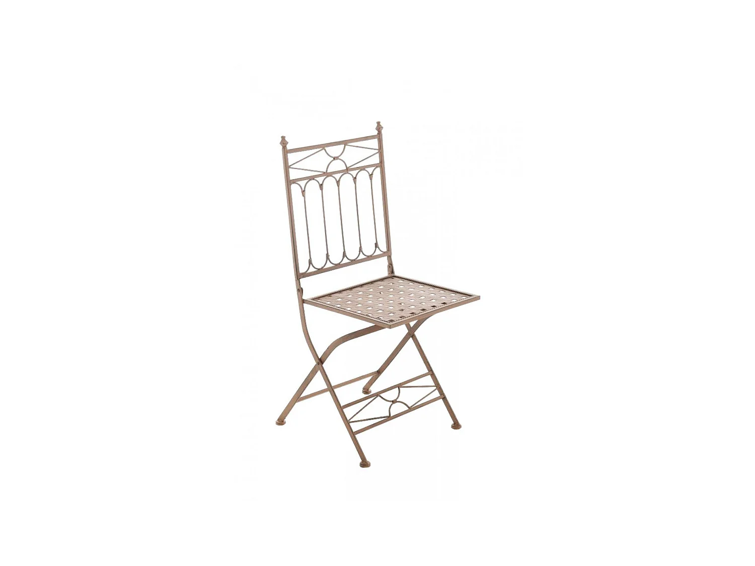 Chaises de jardin - Métal - Marron antique - Asina
