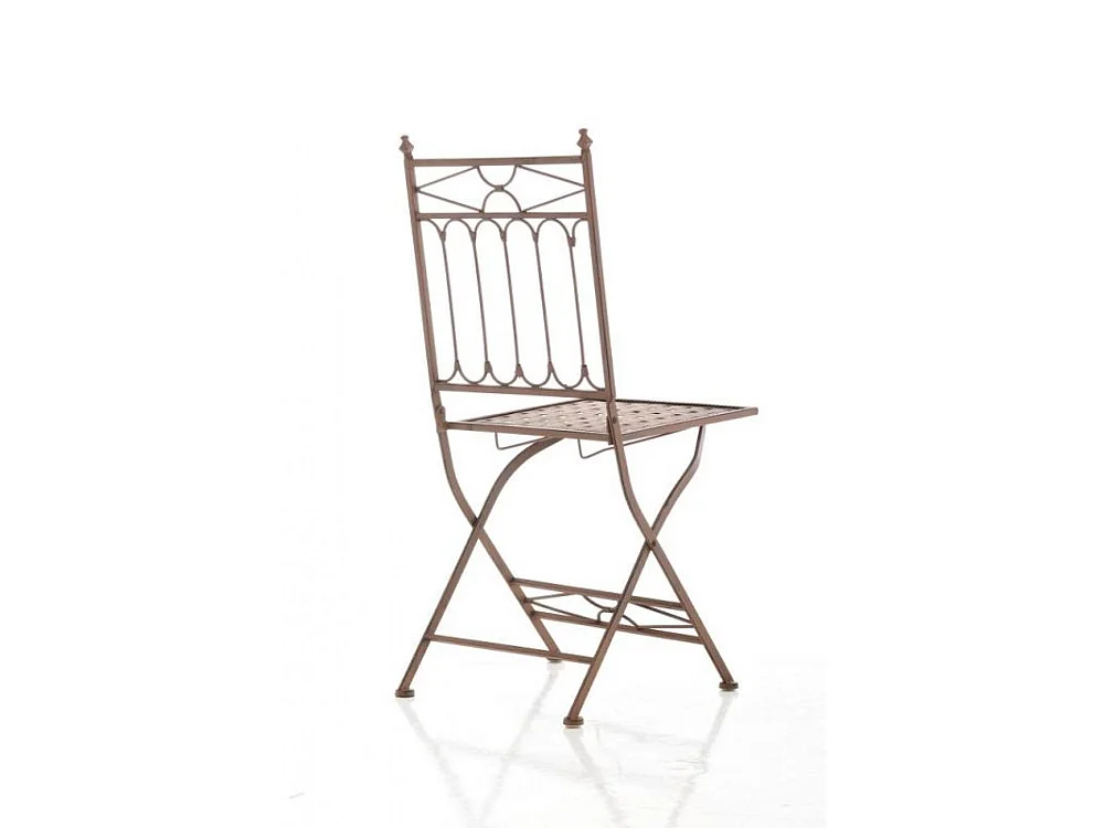 Chaises de jardin - Métal - Marron antique - Asina