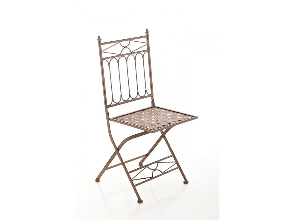Chaises de jardin - Métal - Marron antique - Asina