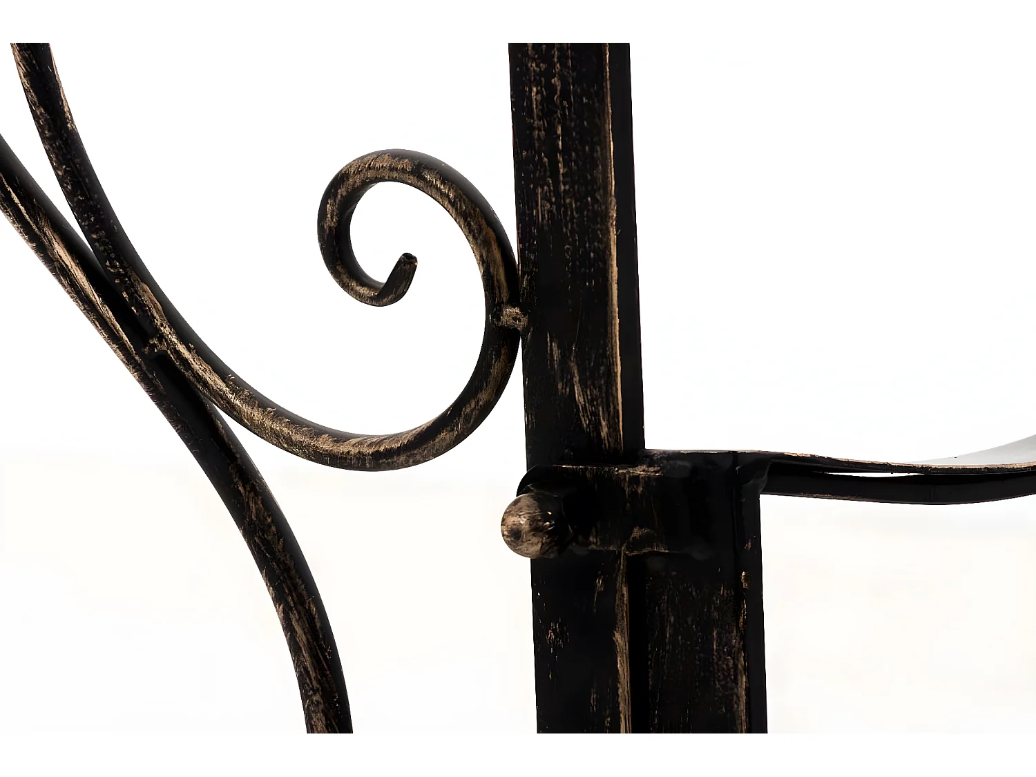 Chaises de jardin - Métal & Noir - Bronze - Punjab