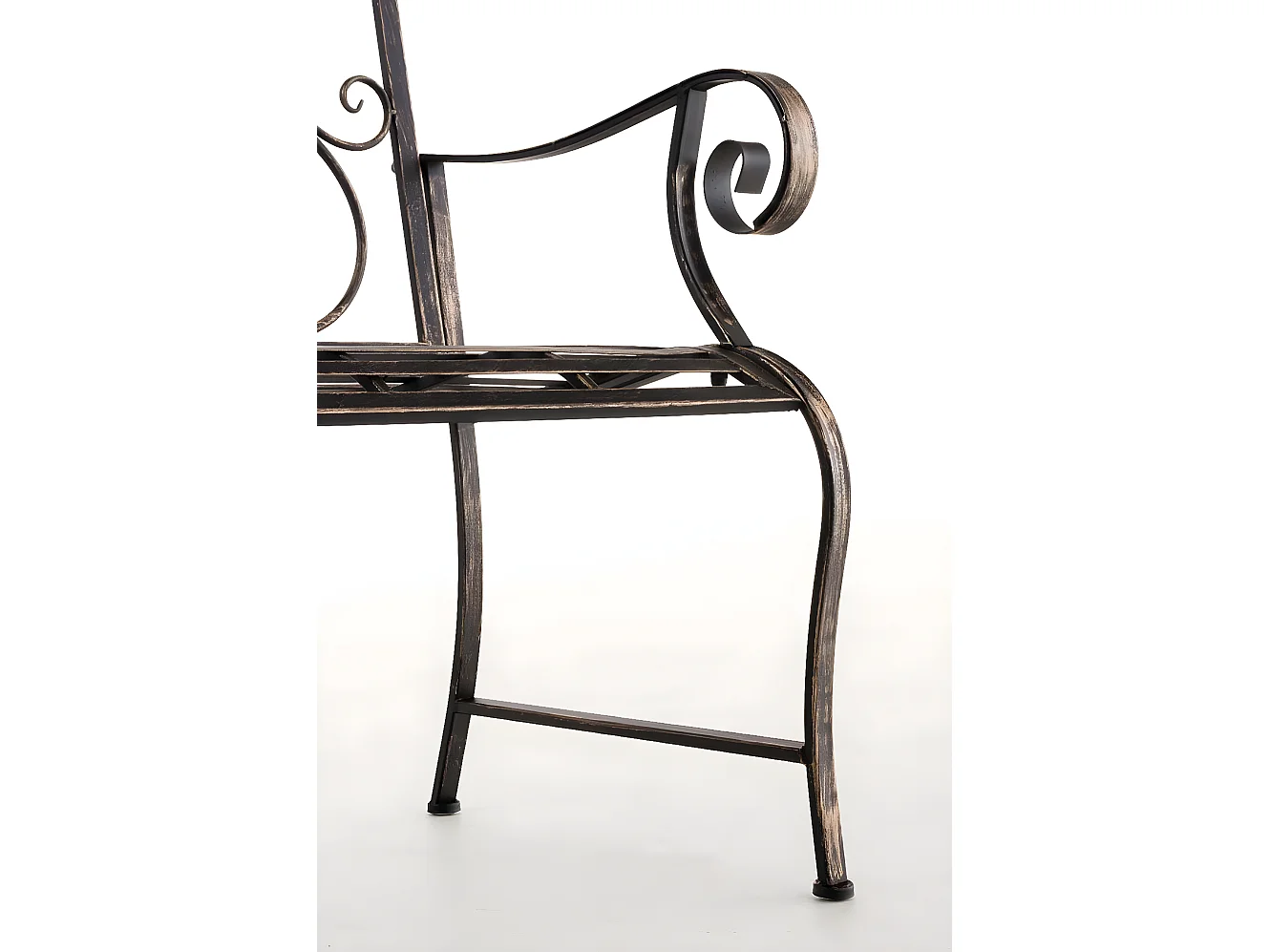Chaises de jardin - Métal & Noir - Bronze - Punjab