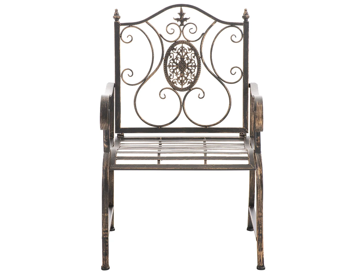 Chaises de jardin - Métal - Bronze - Punjab