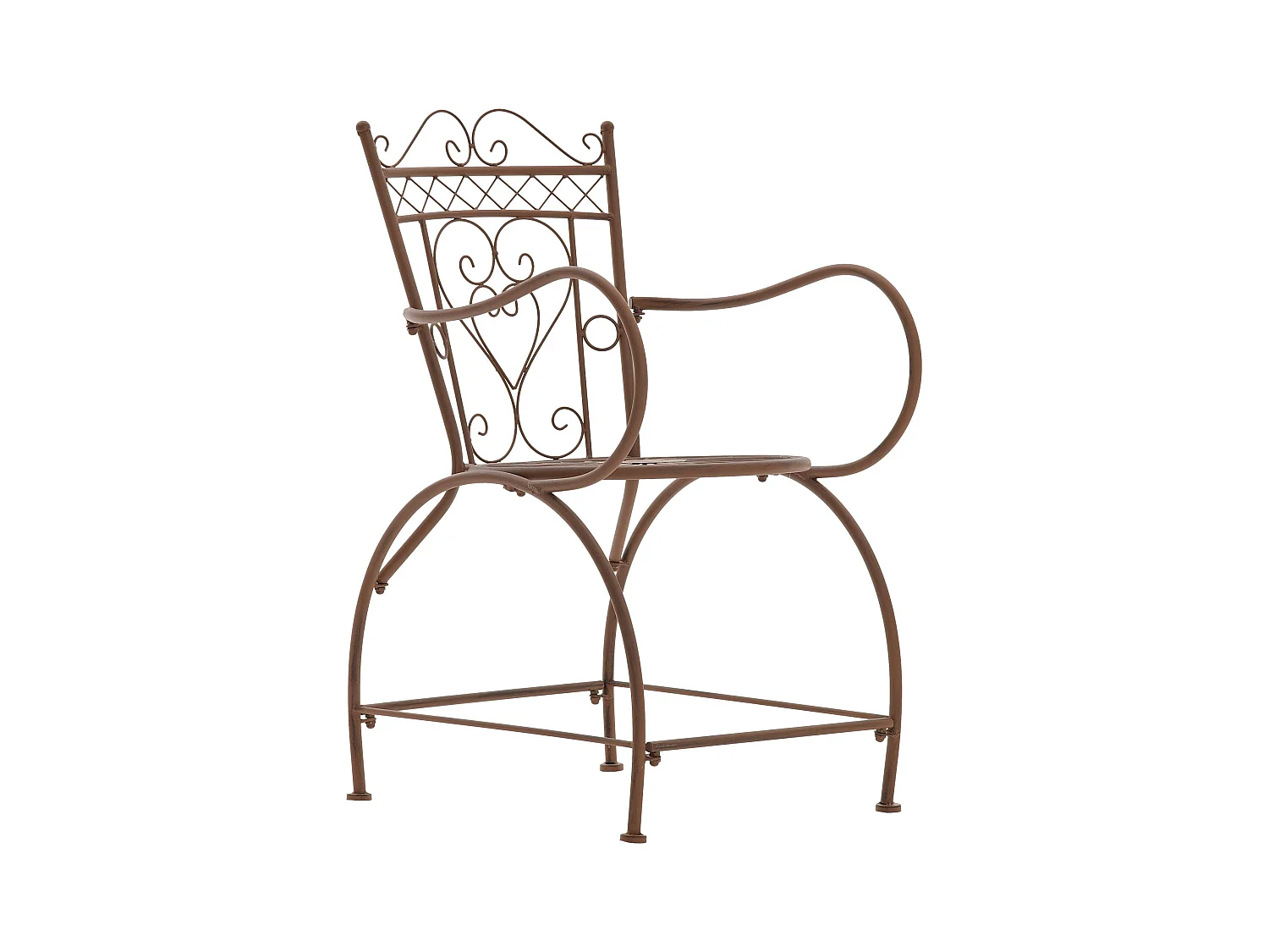 Chaises de jardin - Métal & Acier inoxydable - Marron antique - Sheela