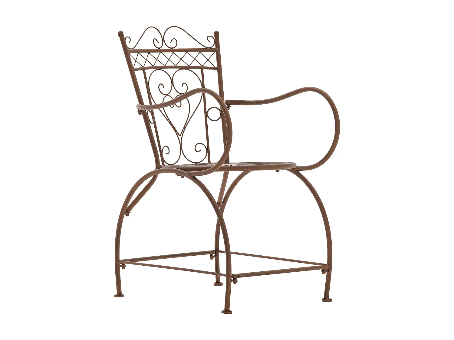 Chaises de jardin - Métal & Acier inoxydable - Marron antique - Sheela