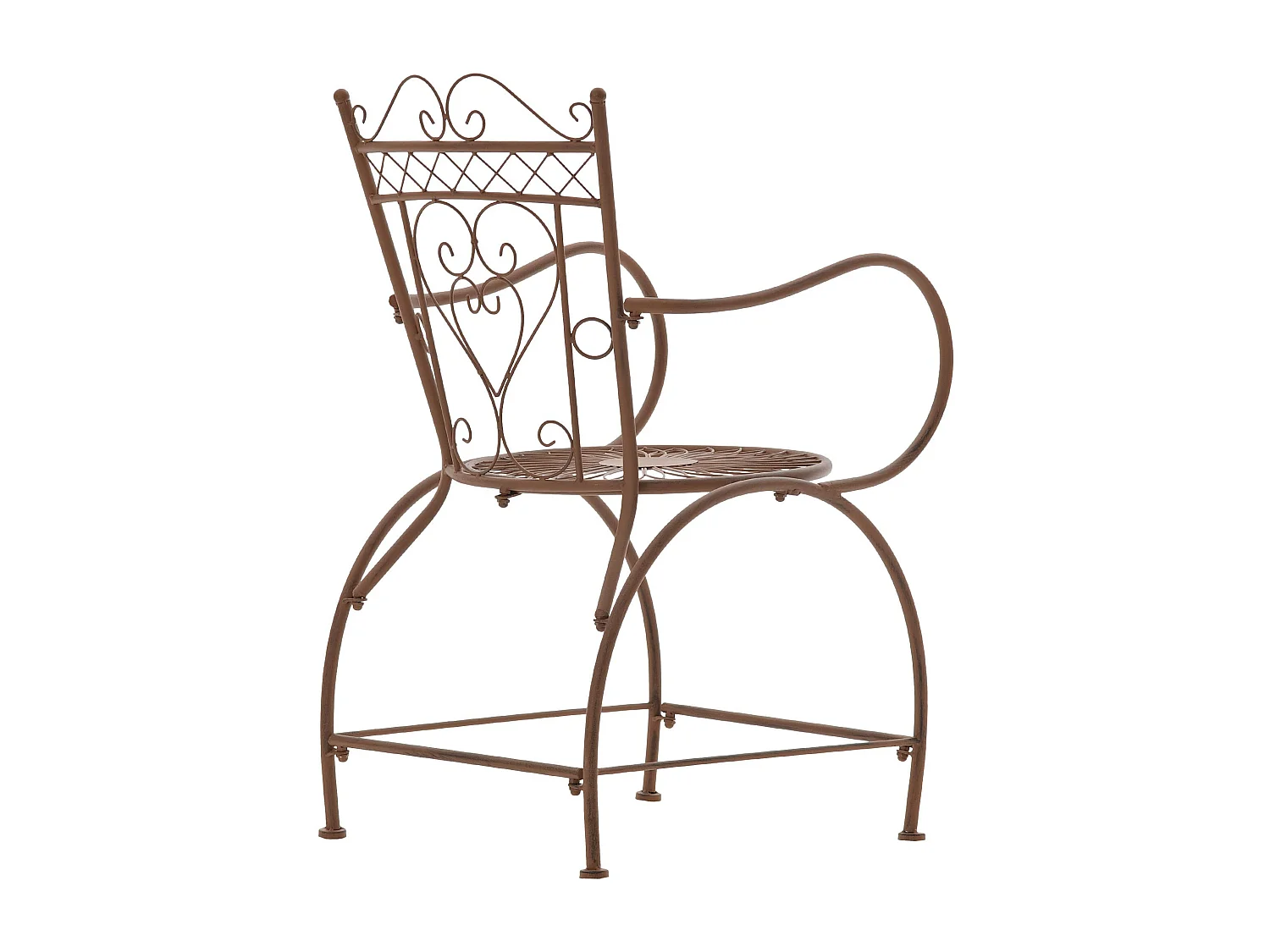 Chaises de jardin - Métal & Acier inoxydable - Marron antique - Sheela