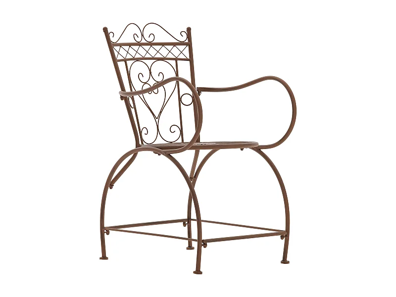 Chaises de jardin - Métal & Acier inoxydable - Marron antique - Sheela