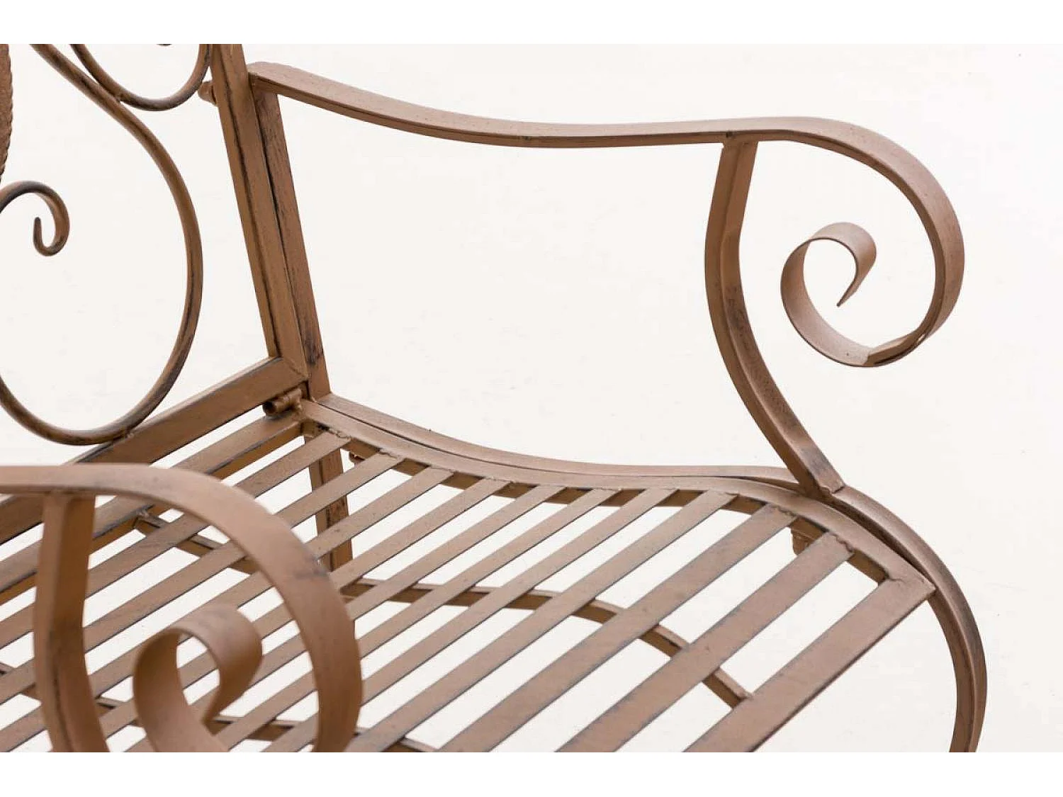 Chaises de jardin - Métal & Antique clair - Marron antique - Punjab