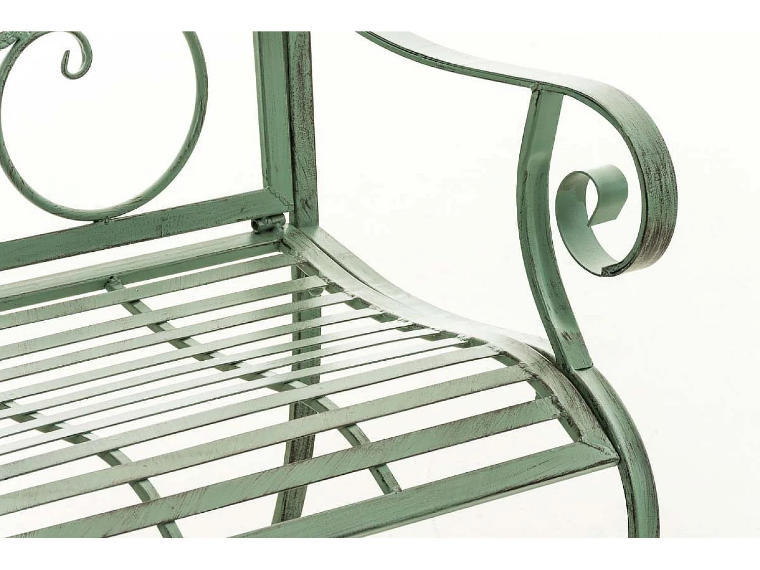 Chaises de jardin - Métal & Antique clair - Vert antique - Punjab