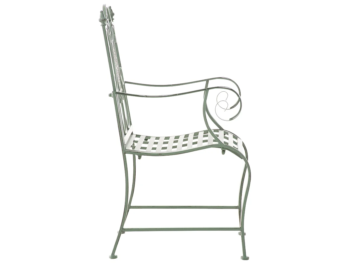 Gartenstuhl - Metall - antik-grün - Punjab