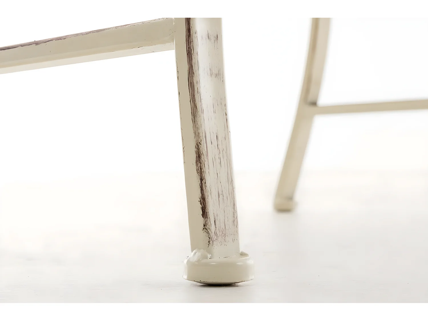 Chaises de jardin - Métal & Noir - Crème antique - Punjab