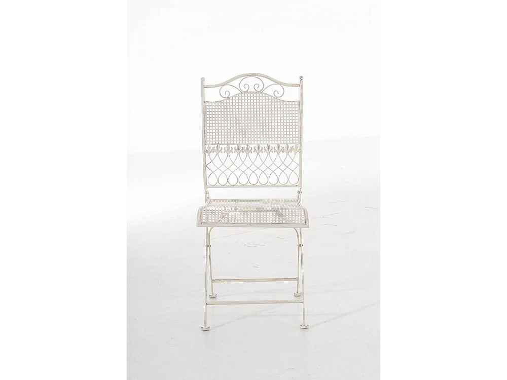 Sedia da giardino - Metallo - crema antica - Kiran