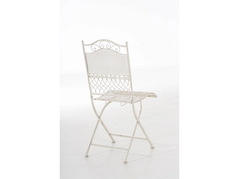 Sedia da giardino - Metallo - crema antica - Kiran