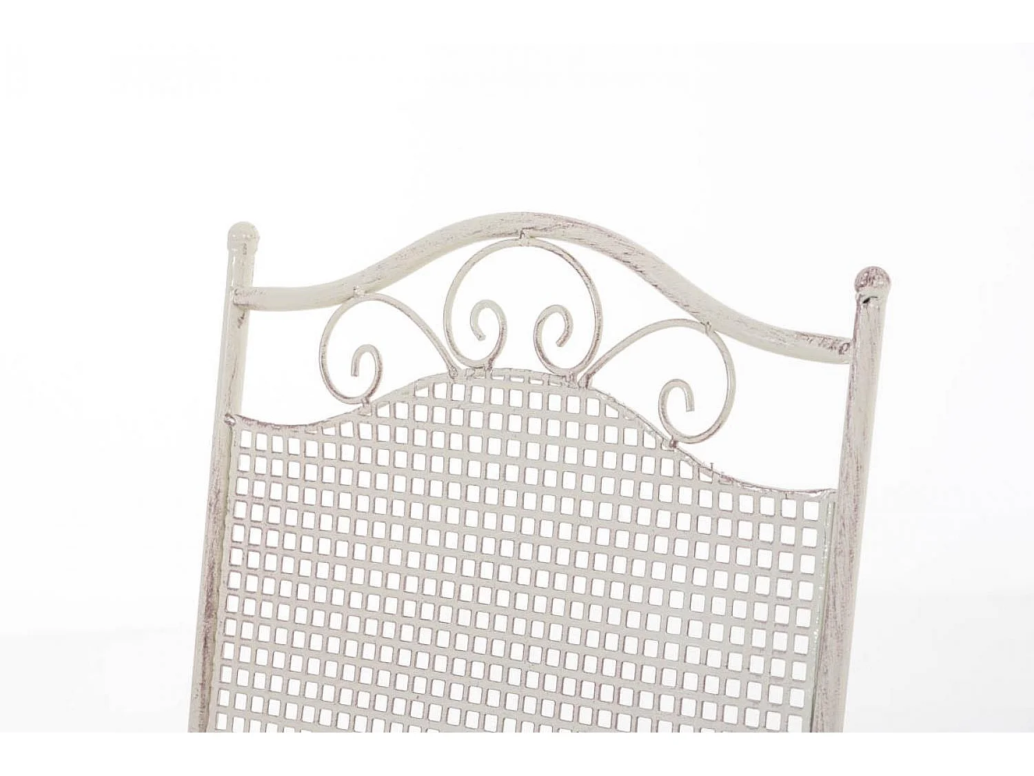 Sedia da giardino - Metallo - crema antica - Kiran