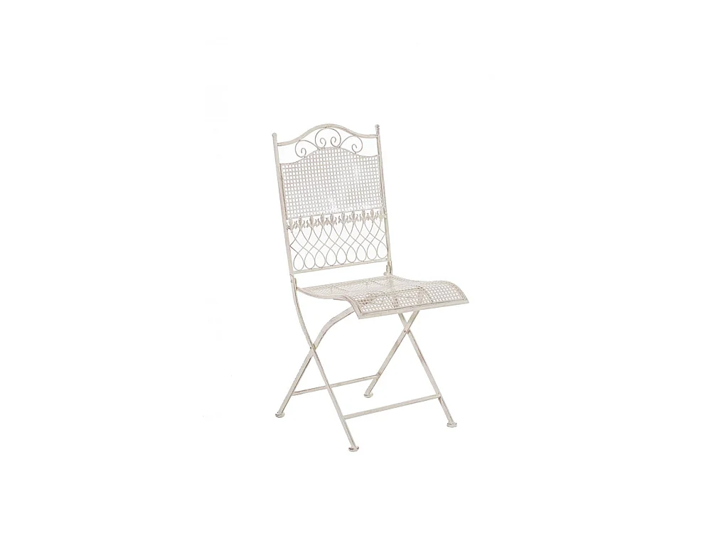 Chaises de jardin - Métal - Crème antique - Kiran