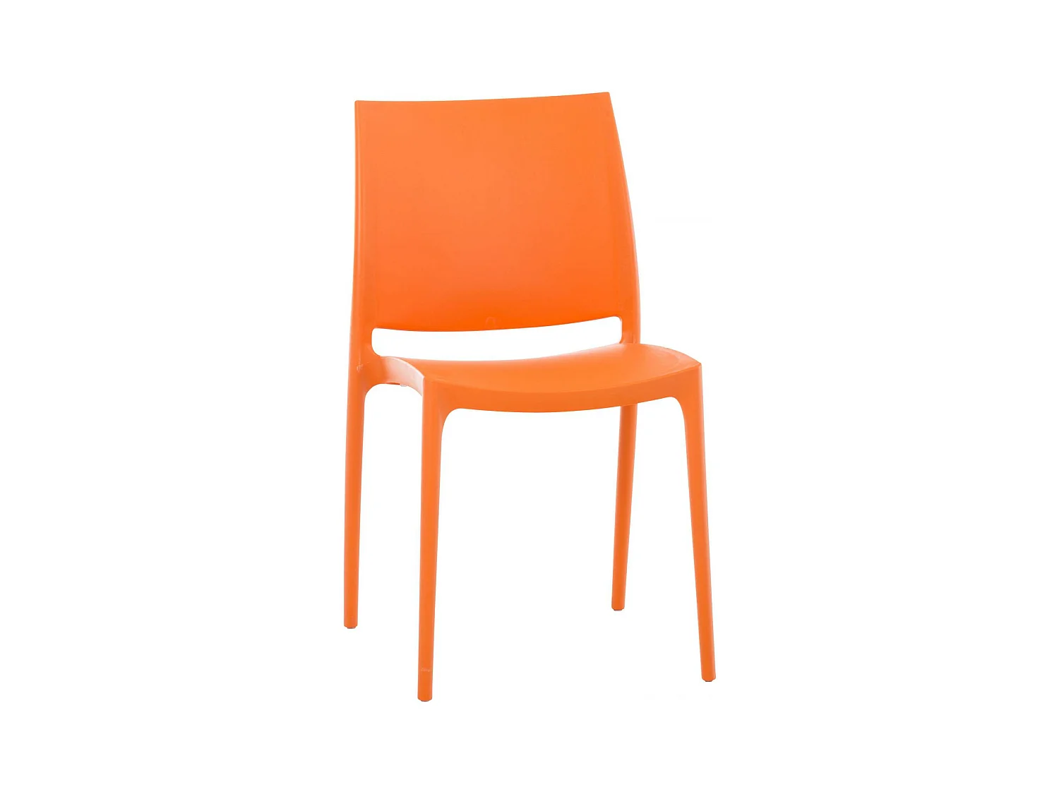 Chaises de jardin - Plastique - Orange - Maya