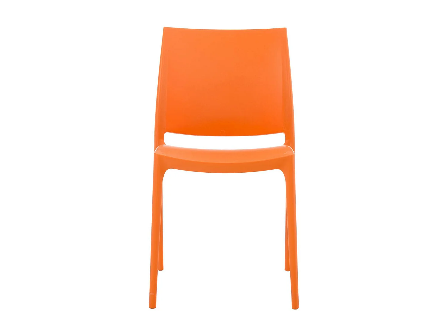 Chaises de jardin - Plastique - Orange - Maya