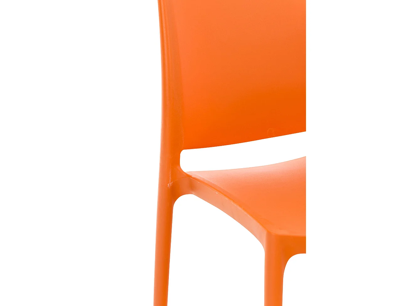 Chaises de jardin - Plastique & Chrome - Orange - Maya