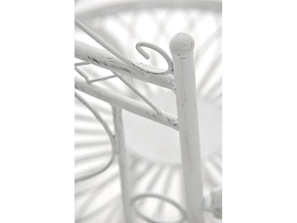 Chaises de jardin - Métal & Acier inoxydable - Blanc antique - Sheela