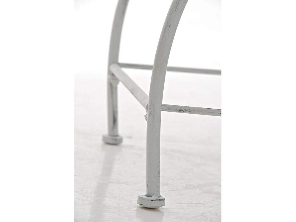 Chaises de jardin - Métal & Acier inoxydable - Blanc antique - Sheela