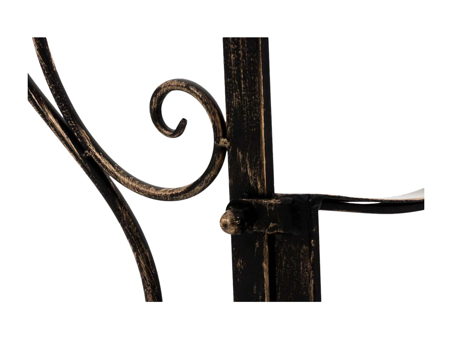 Lot de 2  Chaises de jardin - Métal - Bronze - Punjab