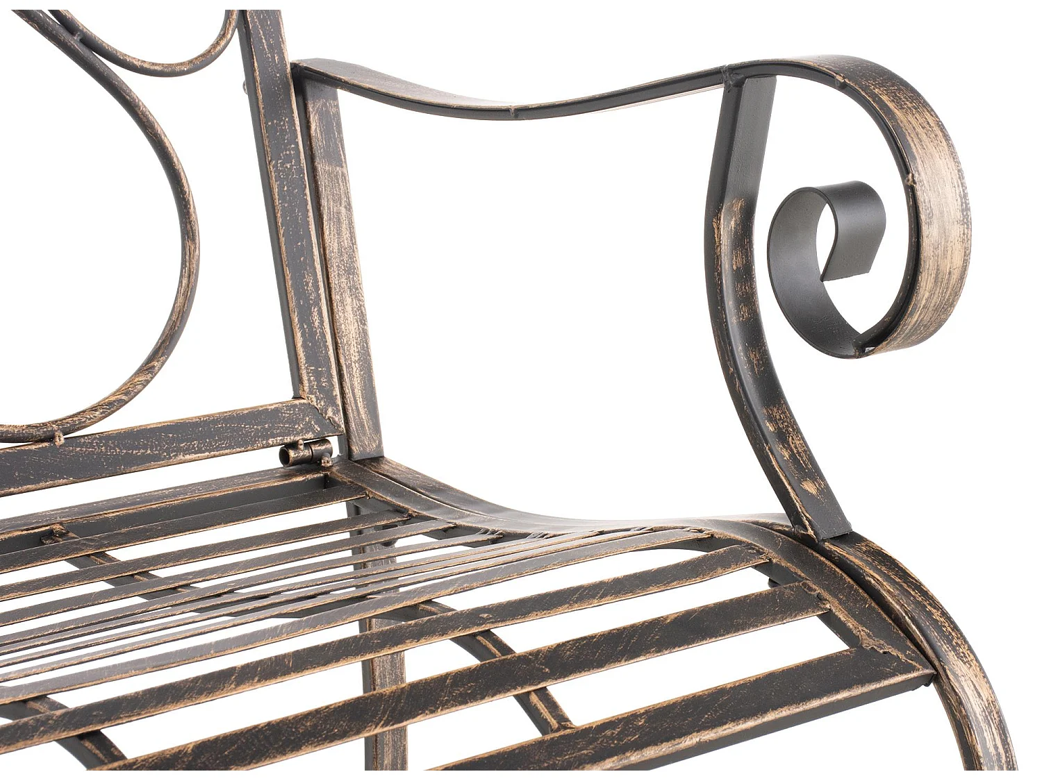 Lot de 2  Chaises de jardin - Métal - Bronze - Punjab
