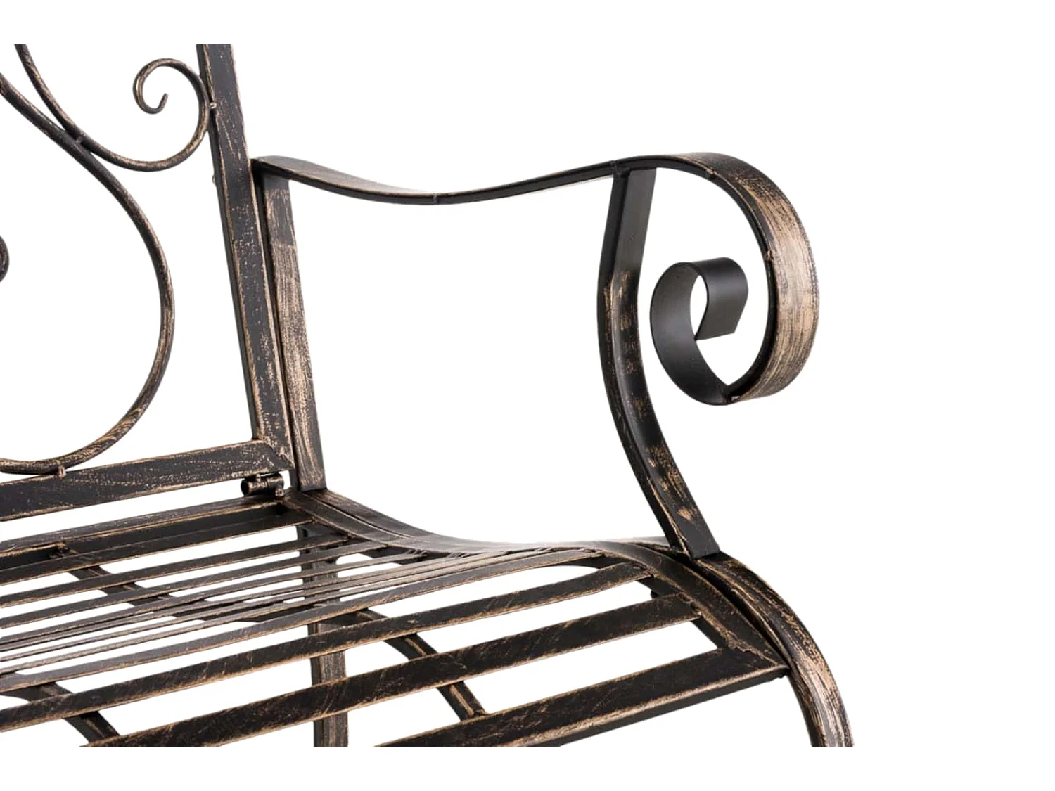 Lot de 2  Chaises de jardin - Métal - Bronze - Punjab