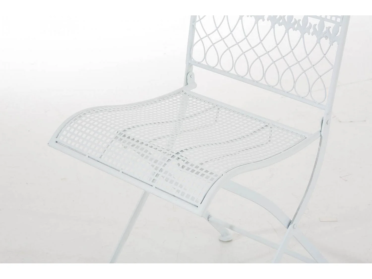 Chaises de jardin - Métal - Blanc - Kiran