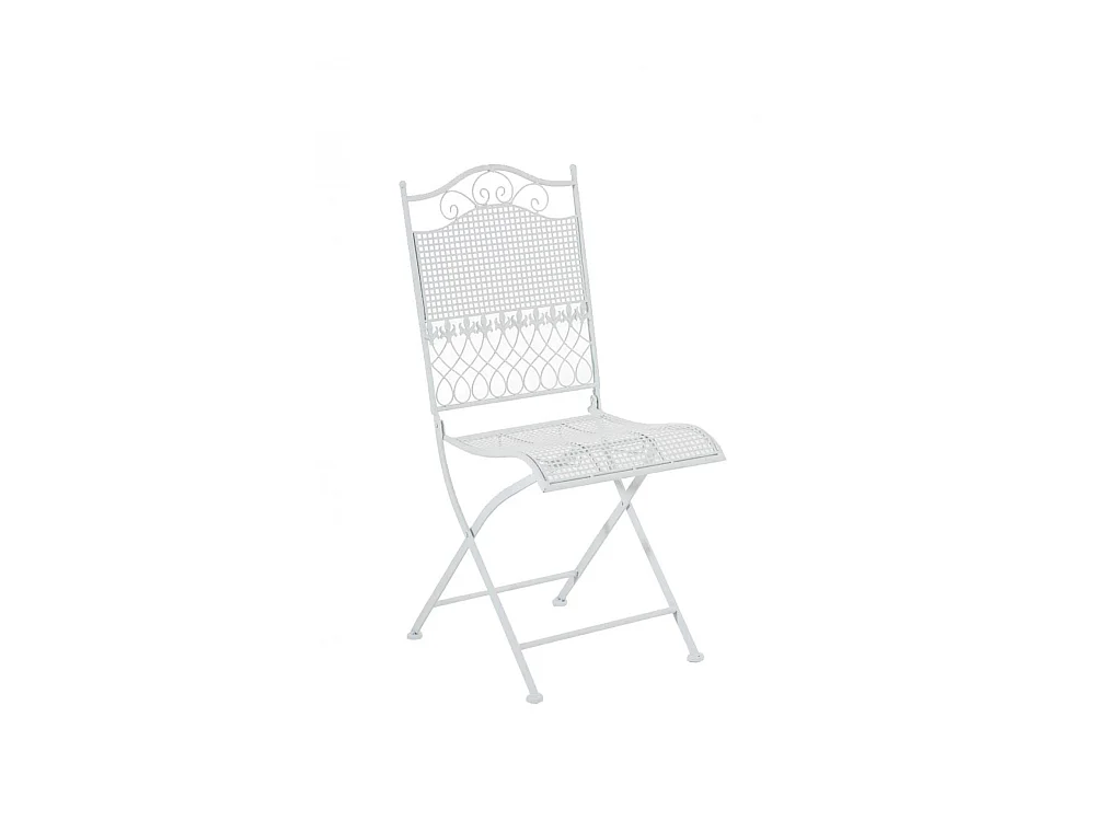 Chaises de jardin - Métal - Blanc - Kiran