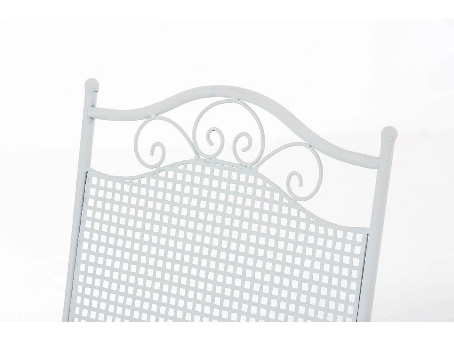 Chaises de jardin - Métal - Blanc - Kiran