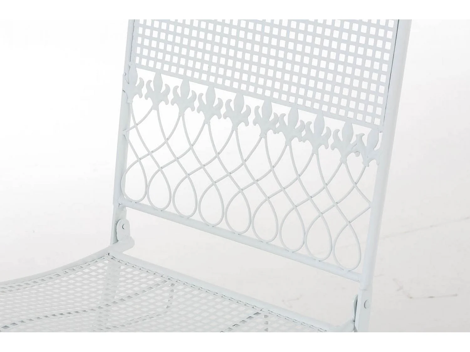 Chaises de jardin - Métal - Blanc - Kiran