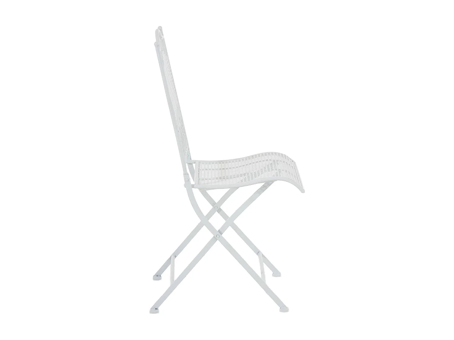 Chaises de jardin - Métal - Blanc - Kiran