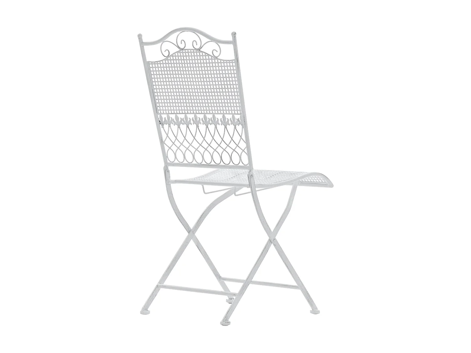 Chaises de jardin - Métal - Blanc - Kiran