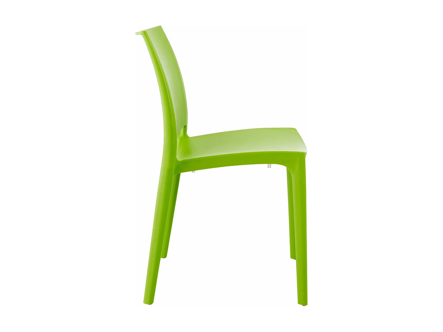 Chaises de jardin - Plastique & Acier inoxydable - Vert - Maya
