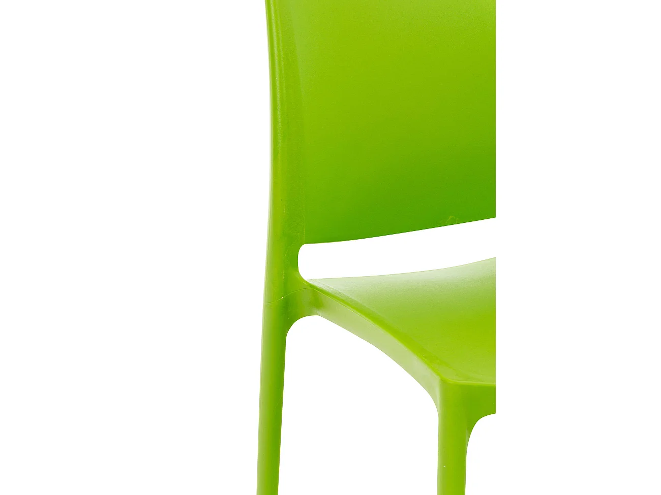 Chaises de jardin - Plastique & Acier inoxydable - Vert - Maya
