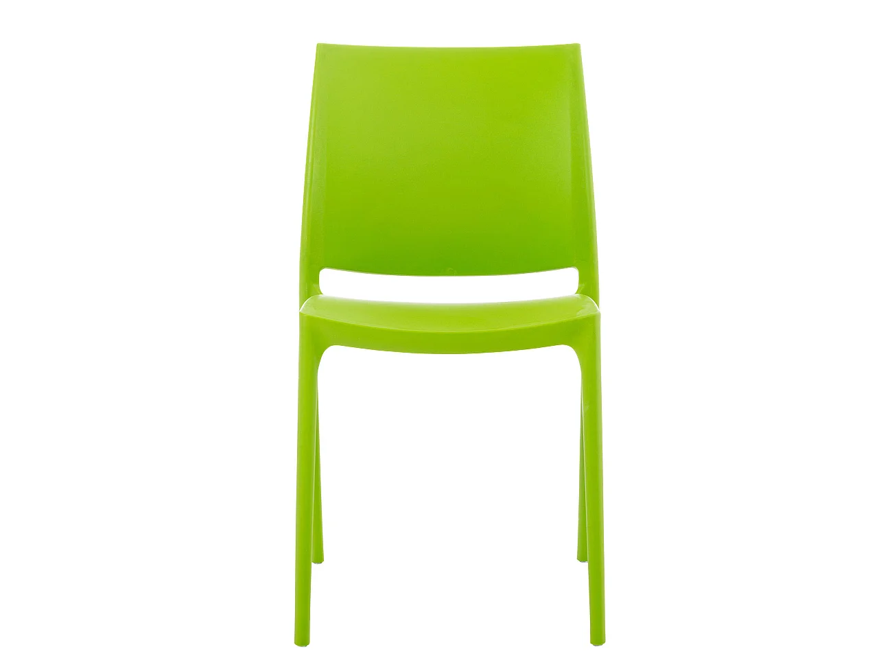 Chaises de jardin - Plastique & Acier inoxydable - Vert - Maya
