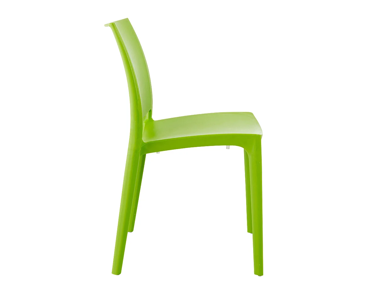 Chaises de jardin - Plastique & Acier inoxydable - Vert - Maya