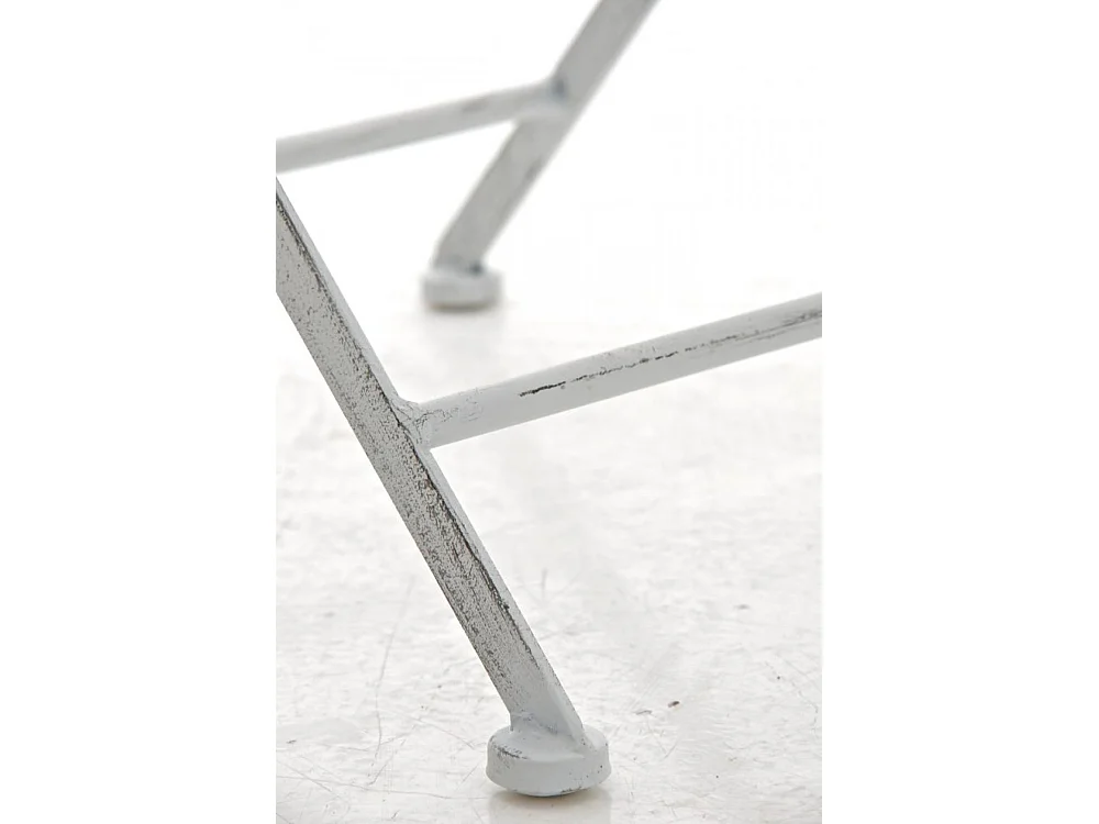 Chaises de jardin - Métal & Fer galvanisé - Blanc antique - Kiran