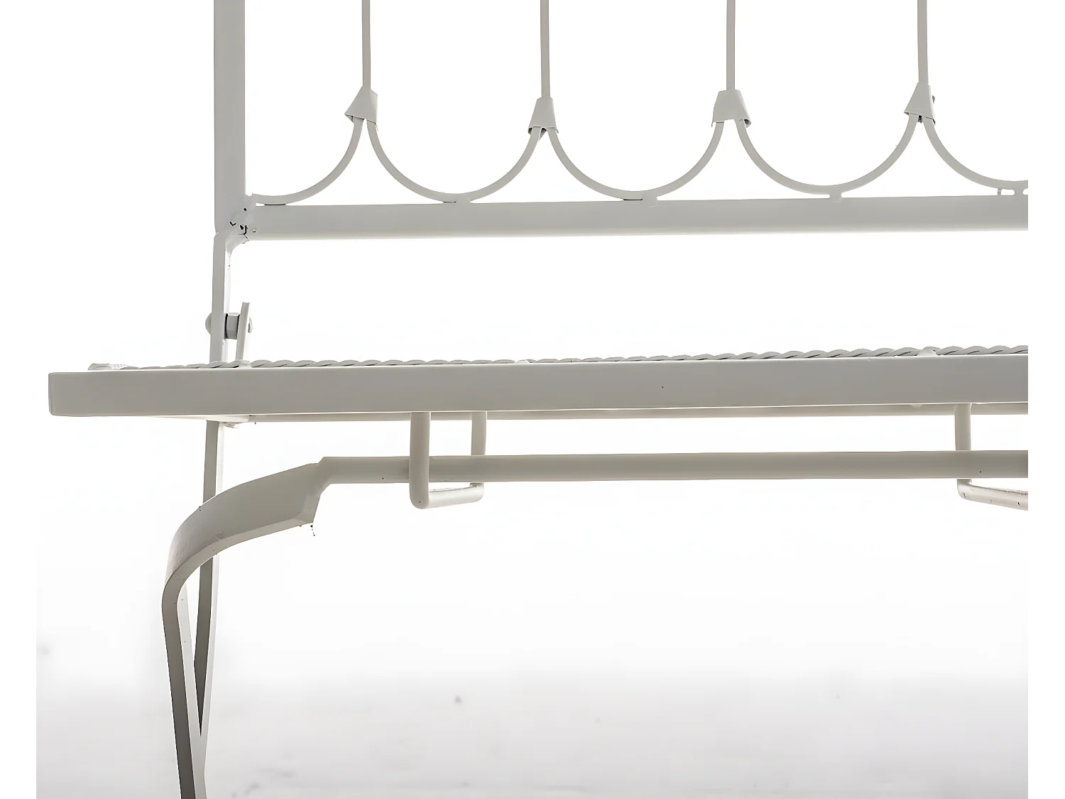 Chaises de jardin - Métal & Fer galvanisé - Blanc - Asina