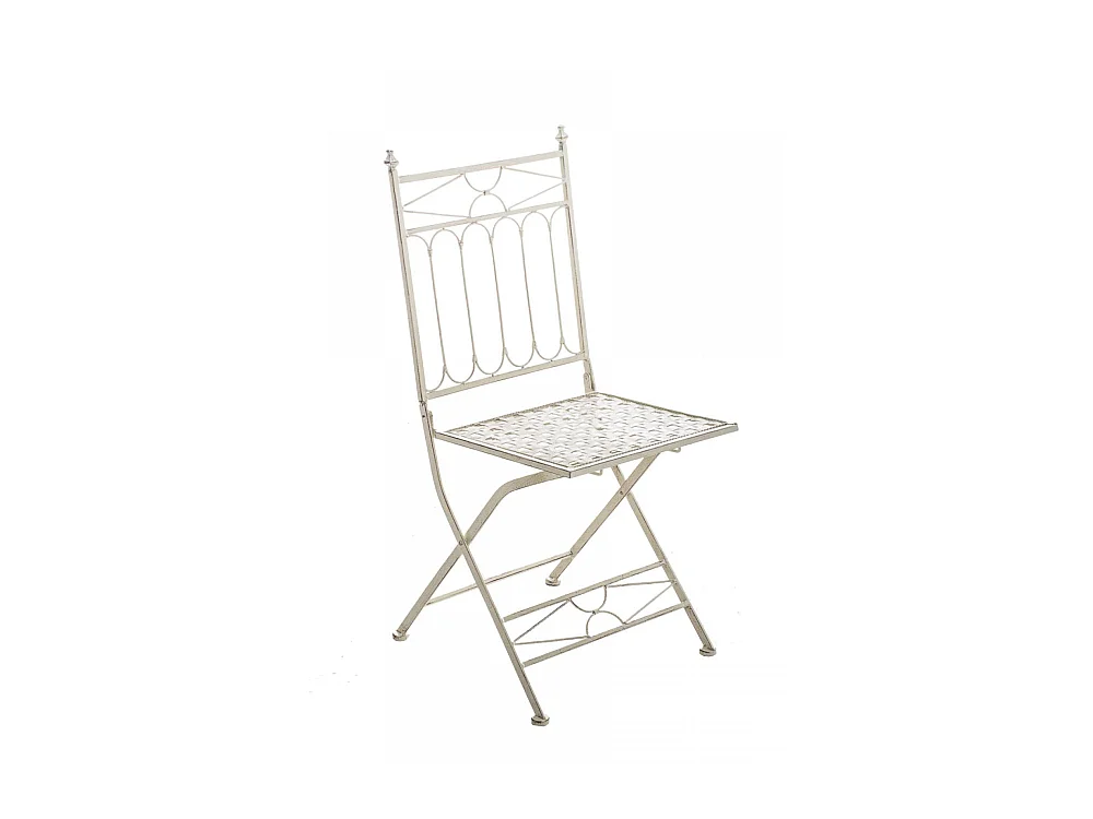 Chaises de jardin - Métal - Crème antique - Asina