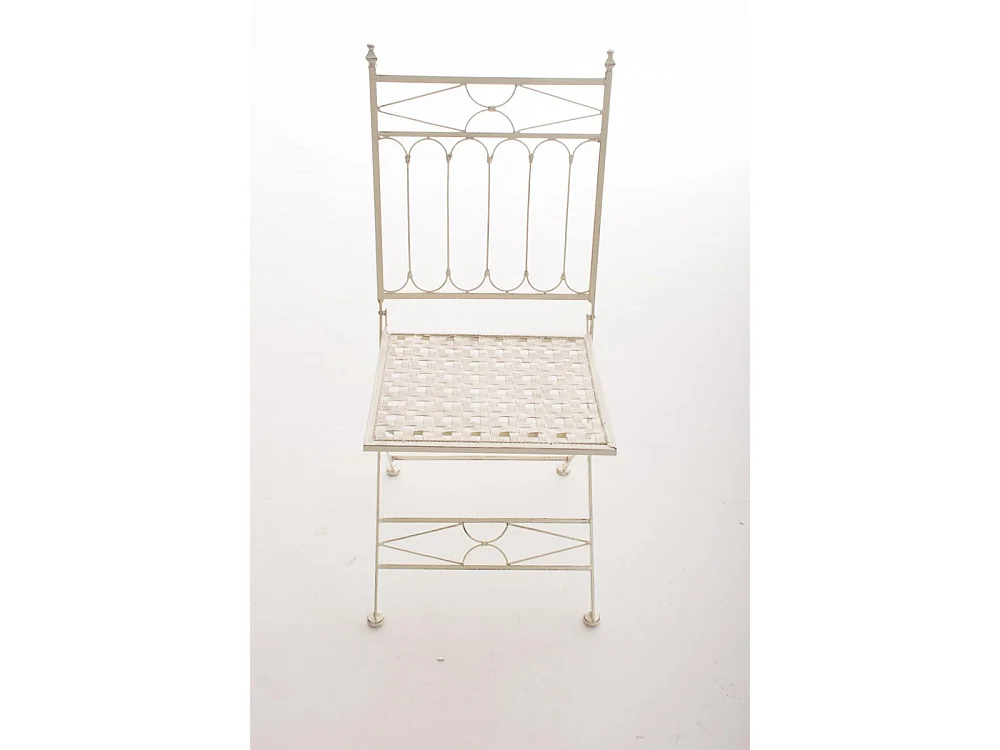 Chaises de jardin - Métal - Crème antique - Asina
