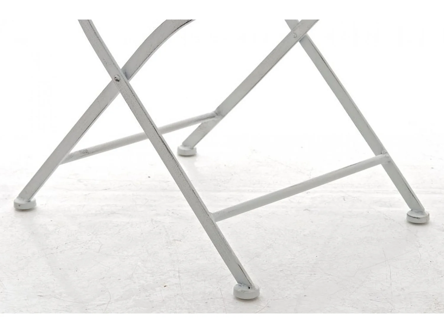 tuinstoel - Metalen & Gegalvaniseerd ijzer - antiek/wit - Indra