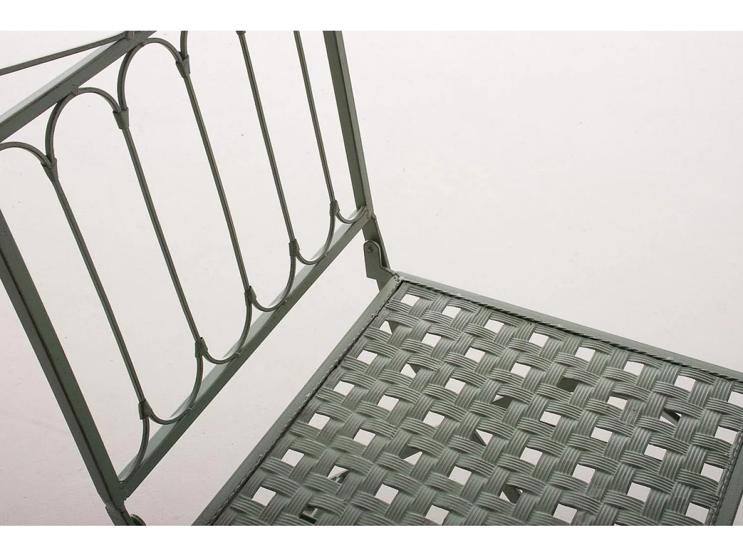 Chaises de jardin - Métal - Vert antique - Asina