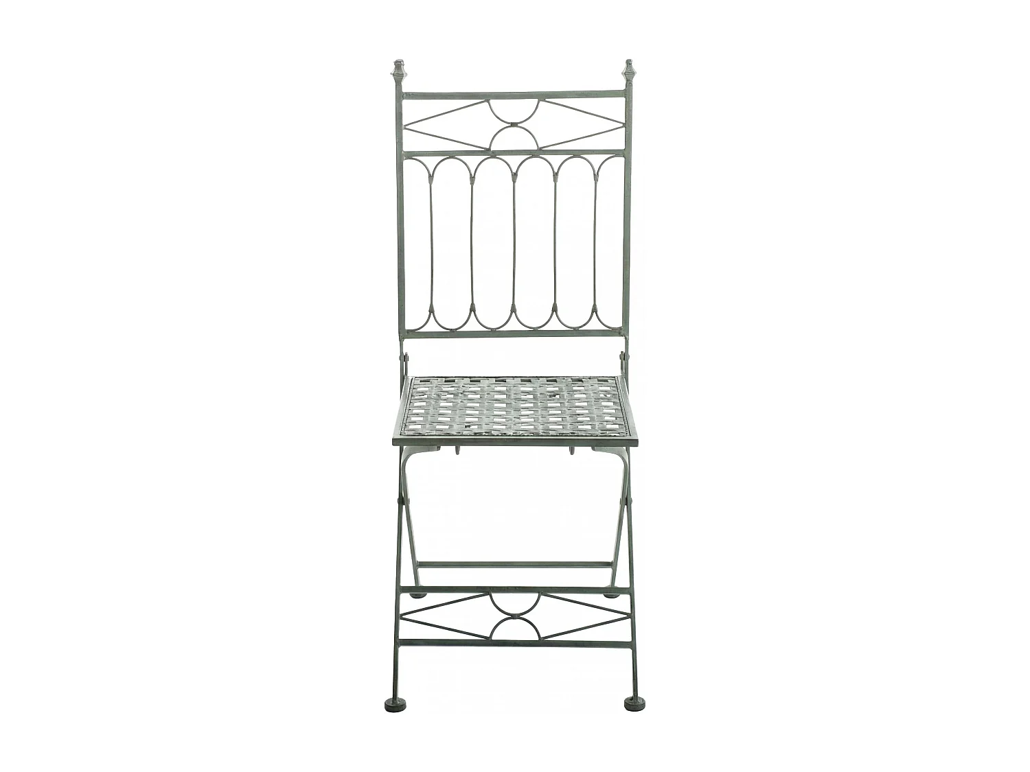 Chaises de jardin - Métal - Vert antique - Asina