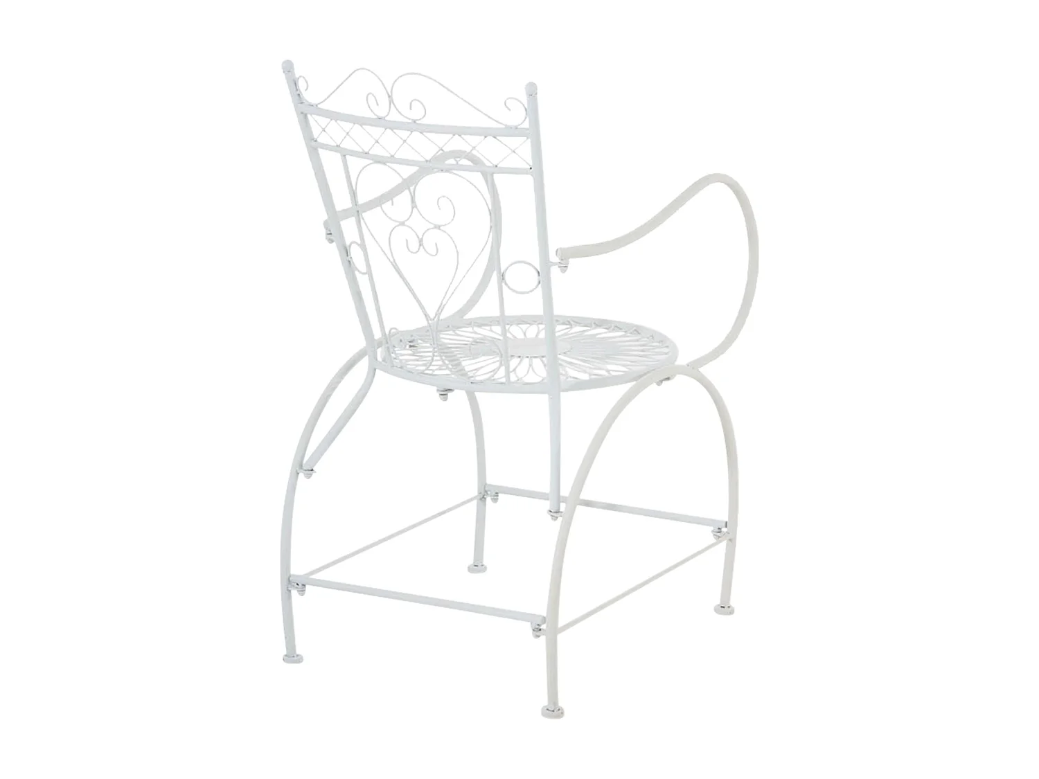 Tuinstoel - Metaal - wit - Sheela