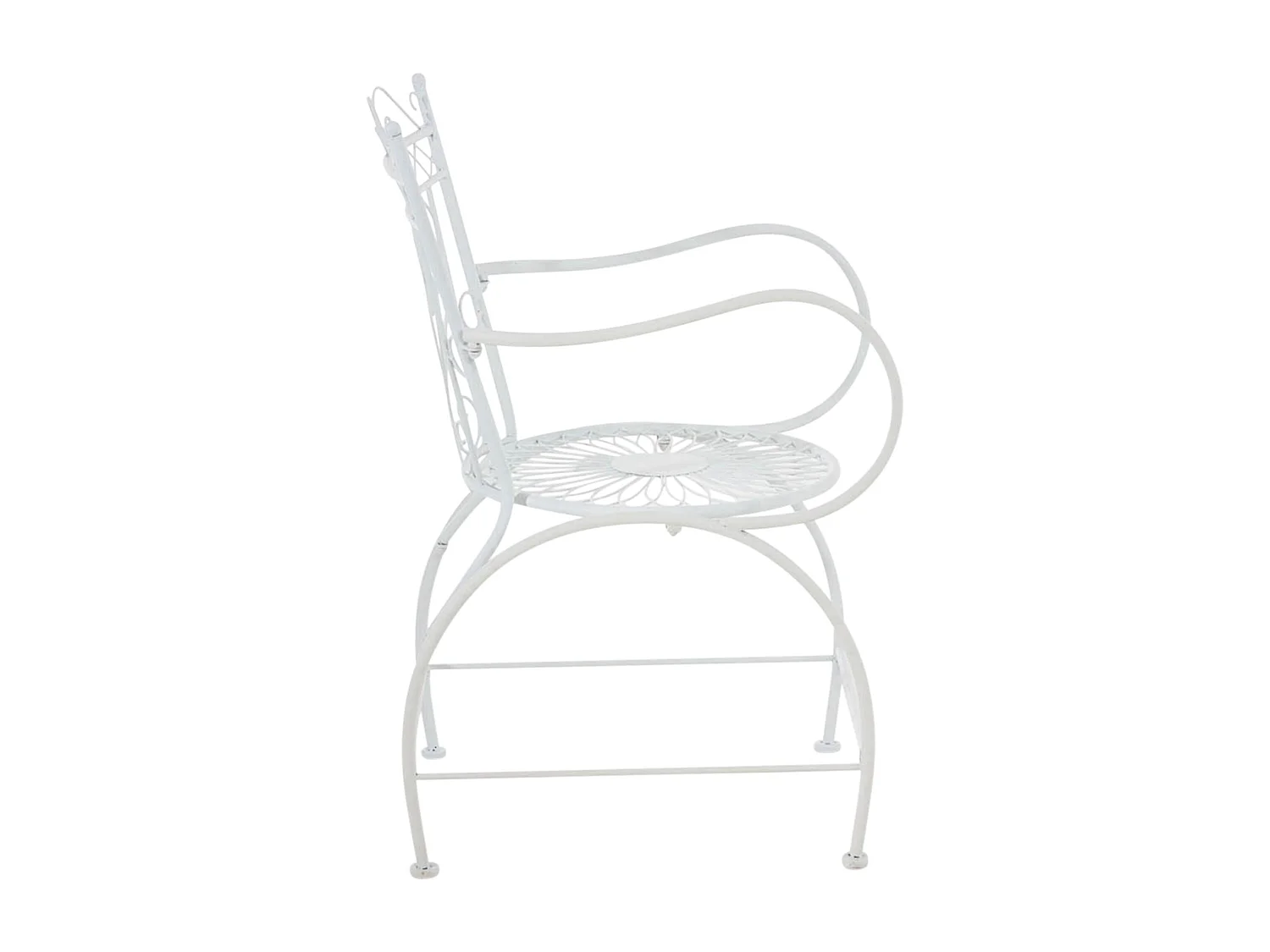 Chaises de jardin - Métal - Blanc - Sheela