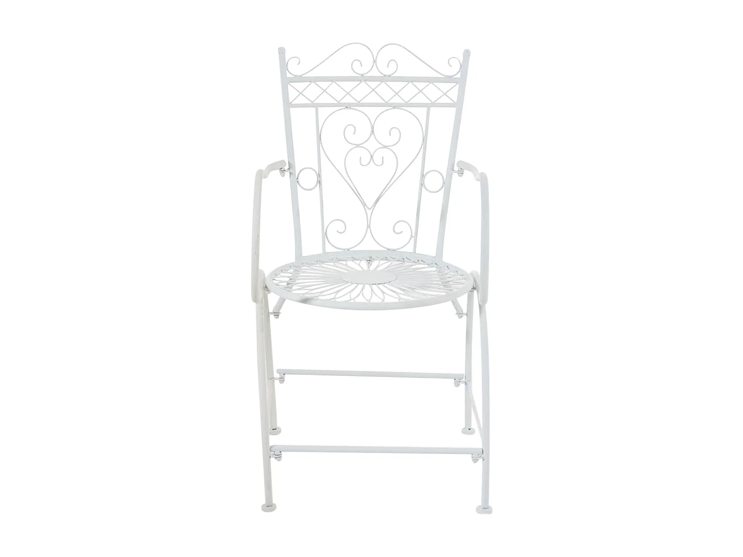 Chaises de jardin - Métal - Blanc - Sheela