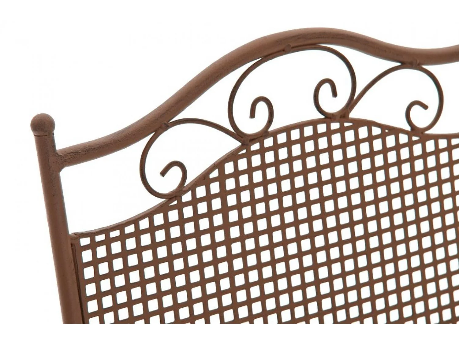 Chaises de jardin - Métal - Marron antique - Kiran