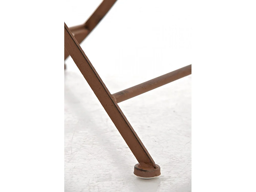 Chaises de jardin - Métal - Marron antique - Kiran